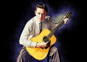 Johnny Cash and the guitar